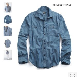 TODD SNYDER JAPANESE CHAMBRAY WORK SHIRT